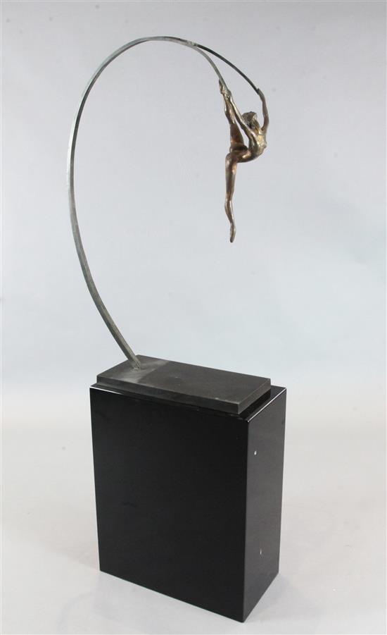 § Tommy Merrifield (b.1932) Marion Tait (Fantasy) height 35.5in., with black plinth 23.5in.